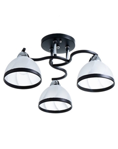 Люстра "Ариса" 3хЕ27 40Вт чёрный 48х48х22 см Bayerlux