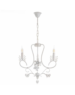 Люстра «Сандра» 3xE14 40 Вт белый с золотой патиной 51×51×52-110 см Bayerlux