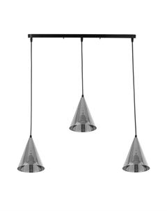 Светильник Подвес «Конус» 3хЕ14 40 Вт хром d=16, h=20+60 см Bayerlux