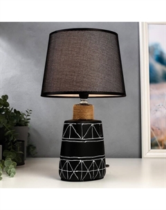 Лампа настольная 16349/1 E14 40Вт черный 22х22х37 см Risalux