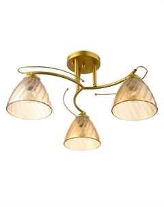 Люстра 1084/3Gd=40 Вт Е27 золото 52×52×23 см Bayerlux