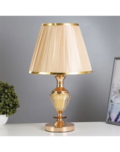 Настольная лампа с подсветкой "Кейтлин" Е27 40Вт золото 27,5х27,5х47,5 см Risalux