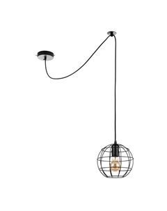 Светильник Подве "Анкона" 1x40Вт E27 черный 20х20х120 см. Bayerlux