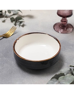 Миска Balance, 450 мл, d=14 см, фарфор, чёрная By bone