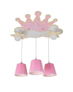 Люстра с подсветкой 2170/5 E27 40Вт розовый 60х55х70 см Bayerlux