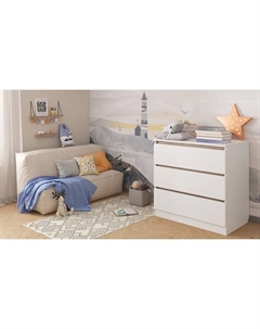 Комод Kids Simple 1980, цвет белый-вяз Polini