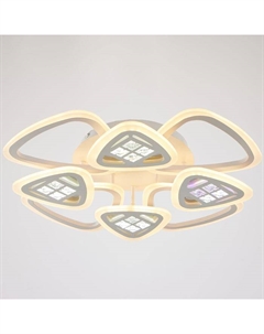 Люстра с ПДУ 1160/8WT LED 168 Вт 3000-6000К диммер белый 70×70×10 см Bayerlux