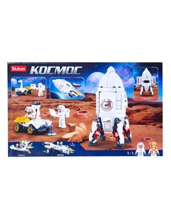 Конструктор Космос «Исследовательская ракета», 320 деталей Sluban