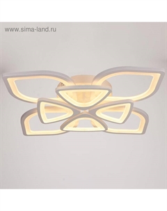 Люстра с ПДУ 671128/8 LED 208Вт диммер 3 режима 3000-6000К белый 75х75х14 см Bayerlux