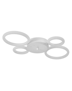 Люстра с ПДУ 2035/4 LED 112 Вт белый 57×37×4.5 см Bayerlux