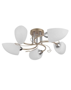 Люстра "Море" 5х60Вт Е14 золото 58х58х17см Svk