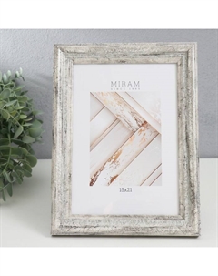 Фоторамка пластик "МИРАМ" 15х21 см, 642653-6, (пластиковый экран) Miram
