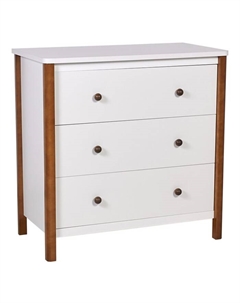 Комод kids Simple 3501, цвет белый-дуб крафт Polini