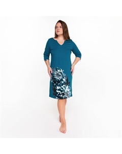 Платье женское, цвет синий, размер 52 Руся