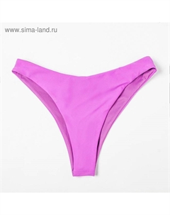 Плавки бразилиана купальные женские Summer time, размер 44, сиреневая Minaku