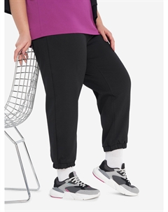 Брюки женские оверсайз, Plus Size, Черный Demix