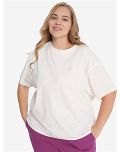 Футболка женская, Plus Size, Белый Demix