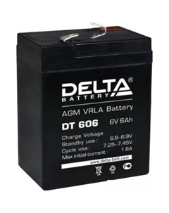 Аккумулятор для ИБП DT 606 (6В/6 А·ч) Delta