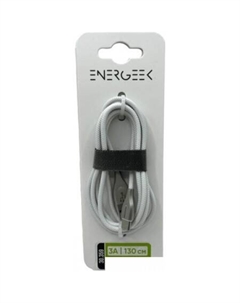 Кабель Energeek-Storm 30.359 USB Type-A - USB Type-C (1.3 м, белый) Atomic