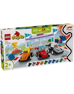 Конструктор Duplo 10445 Гоночные автомобили и пилоты команды F1 Lego