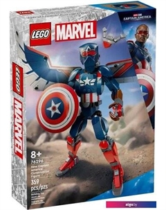 Конструктор Marvel 76296 Фигурка нового Капитана Америки Lego