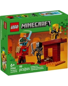 Конструктор Minecraft 21266 Битва за лаву Нижнего мира Lego