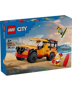 Конструктор City 60453 Спасательный внедорожник на пляже Lego