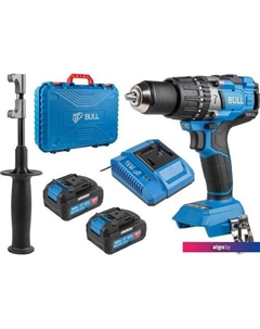 Ударная дрель-шуруповерт SR 1805 (с 2-мя АКБ 4 Ah, кейс) Bull