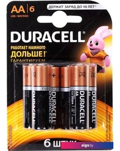Батарейка AA LR6/MN1500-6BL 6 шт Duracell