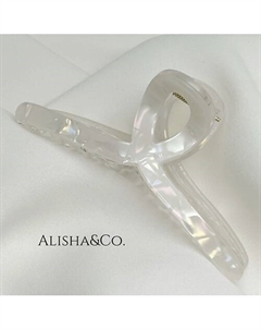 Крабик для волос Premium Pearl XL Alisha&co.