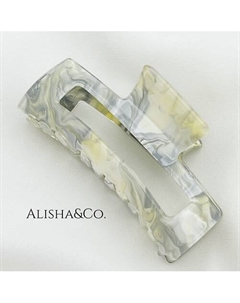 Крабик для волос средний Акварель Alisha&co.