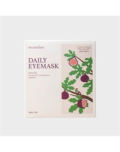 DAILY EYEMASK SWEET FIG Паровая анти стресс маска для глаз с ароматом инжира и розы 5 Steambase