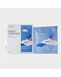 DAILY EYEMASK FLEECY CLOUD Паровая анти стресс маска для глаз с ароматом жасмина 5 Steambase