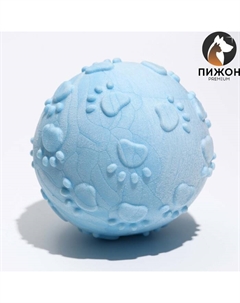 Игрушка плавающая "Отпечаток" Premium, вспененный TPR, 6,3 см, голубая Пижон