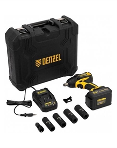 Гайковерт CIW-IB-300 26501 (с 1-им АКБ, кейс, набор оснастки) Denzel