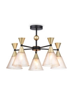 Люстра Ambrella Traditional TR3171/5 BK/GD