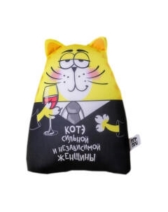 Подушка-игрушка Mni Mnu Котэ сильной и независимой женщины / 2293814 Mni mnu