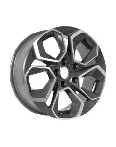 Литой диск KD1620 16x6.5" 5x108мм DIA 63.4мм ET 45мм Grey Front Polished Kdw