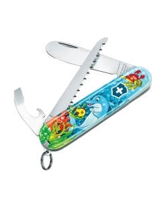 Нож швейцарский Victorinox Дельфин +раскраска и шнурок на шею / 0.2373.E1