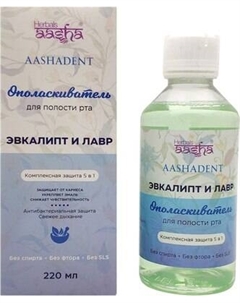 Ополаскиватель для полости рта Aasha Herbals Эвкалипт и лавр Aasha herbals
