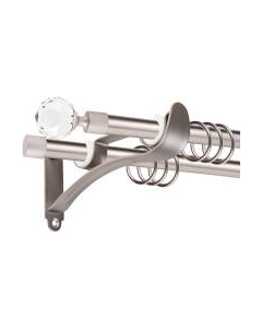 Карниз для штор АС ФОРОС Prime D16Г/16Г + наконечники Кристалл Ас форос