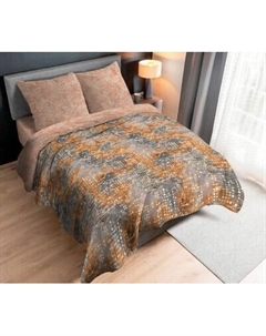 Комплект постельного белья Моё бельё П Евро Золотые точки