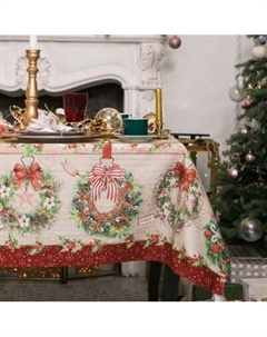 Скатерть Этель Новогоднее настроение 147x180 / 4389573