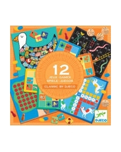 Набор игр Djeco Классическая 12 в 1 / 05218