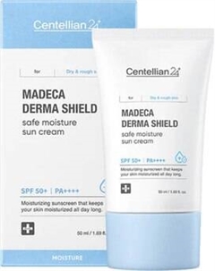 Крем солнцезащитный Centellian24 Madeca derma shield safe moisture sun cream