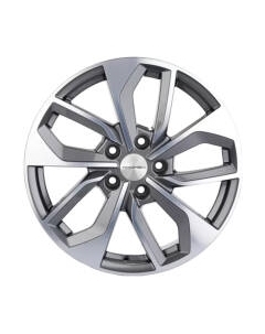 Литой диск Khomen KHW1703 i40 17x7" 5x114.3мм DIA 67.1мм ET 45мм Gray