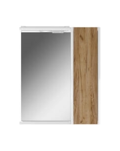Шкаф с зеркалом для ванной Домино Uno 60