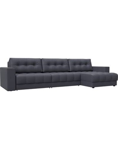 Диван угловой Лига Диванов Лига-049 НПБ Лонг универсальный с декором Лига диванов