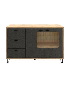 Тумба Black Red White KOM2W3S Grace с подсветкой Black red white