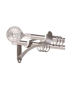 Карниз для штор АС ФОРОС Prime D16Г/16Г + наконечники Метеор Ас форос